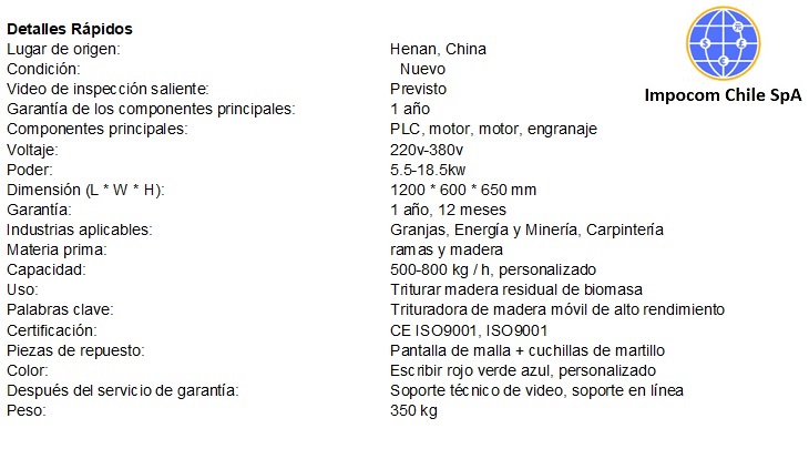 Trituradora de Madera - Imagen 8